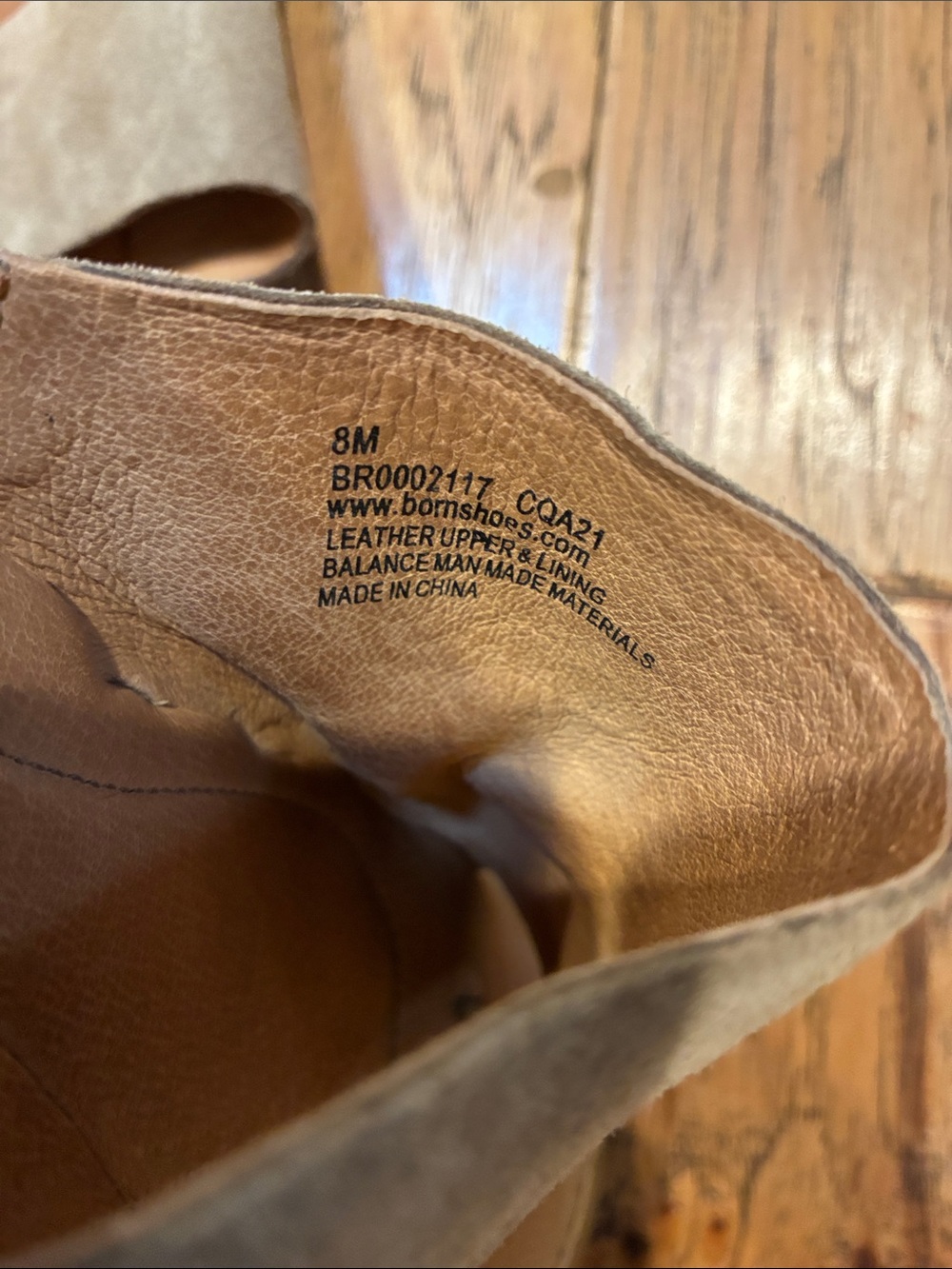 Born Brown Suede Slide Sandals for Women - size 8 - Picture 4 of 4